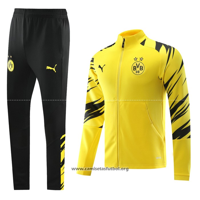 Chandal de Chaqueta del Borussia Dortmund 2020/2021 Amarillo